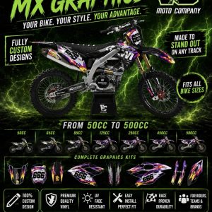 VC FULL CUSTOM DESIGN MX GRAPHICS FROM -112CC TO 500CC