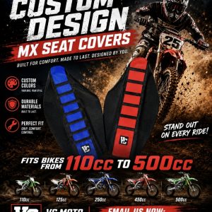 CUSTOM MX SEAT COVER FROM -  110 - 500cc