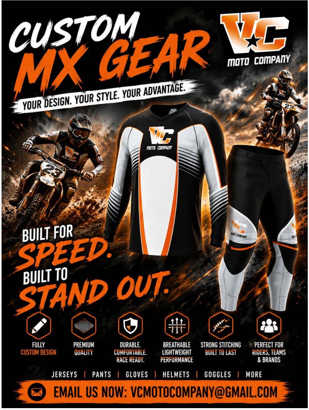 VC FULL CUSTOM DESIGN MX GEAR - (YOUTH)